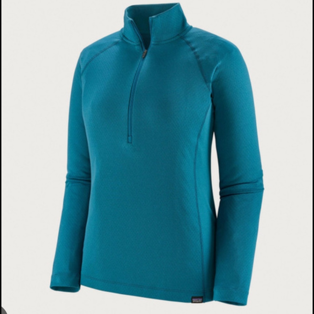 PATAGONIA Women's Capilene Midweight Zip-Neck Pullover Steller Blue  Medium